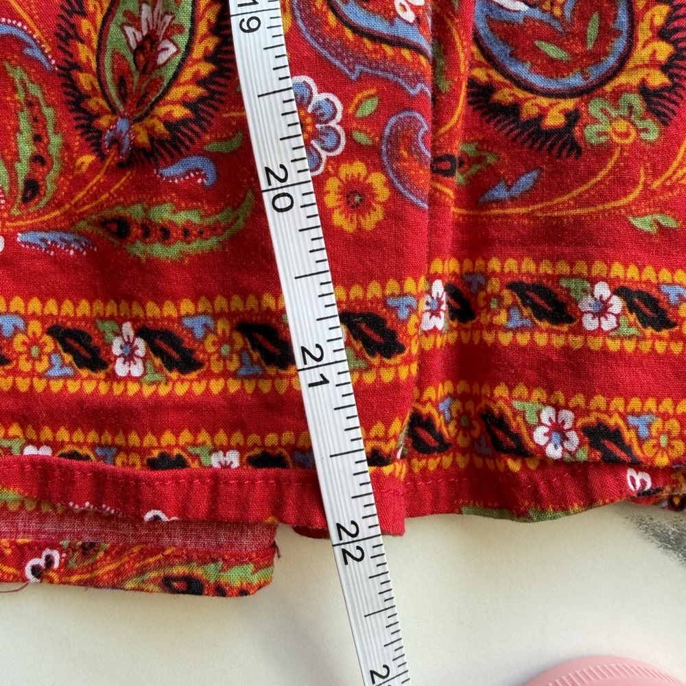 Madewell Bandana Paisley Peplum Wrap Top Size | Madewell Blouse | Medium - Picture 9 of 9